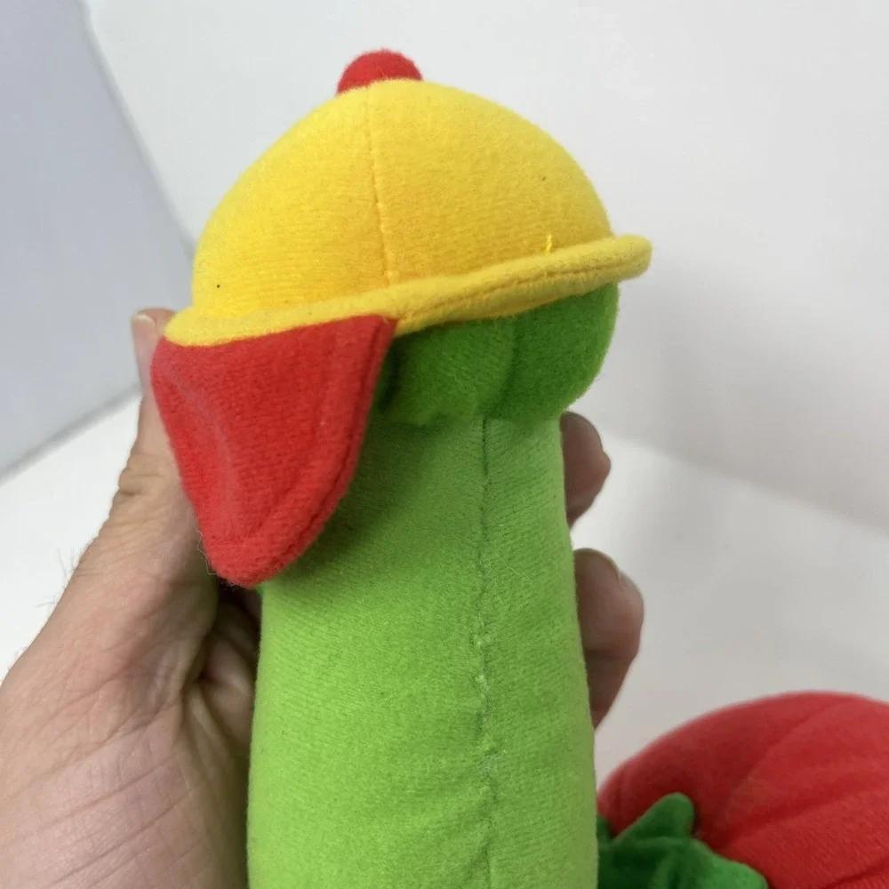 Veggie Tales Plush Googly Eyes Rattle Fisher Price Big Idea Lot (3) Bob Larry - Picture 7 of 8